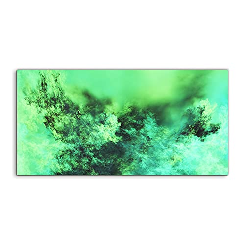 Tableau en verre acrylique d'art abstrait 100x50cm pour un design mural prestigieux