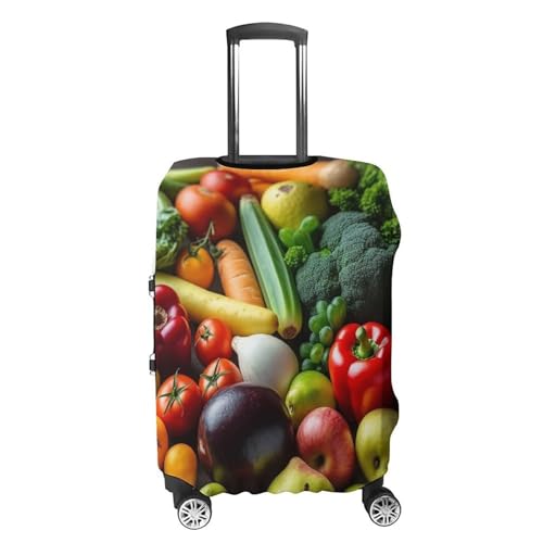 Luggage Cover Elastic Suitcase Cover Protector Washable Travel Baggage Covers Fresh Fruits And Vegetables Luggage Covers Carry On Luggage Protector Anti-scratch 19-32 Inch M4