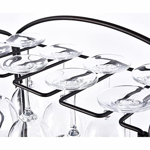 Soporte de vino de hierro para mesa 4 botellas miniatura 5