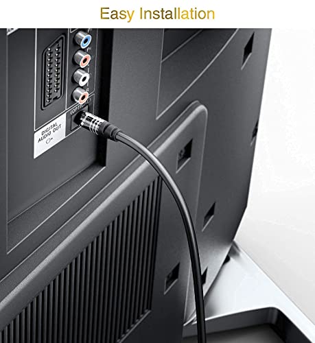 Bluerigger 1X2 Toslink Splitter With Premium Toslink Cable (6Ft) - 1 Male Input 2 Female Output - With 24K Gold Plated Connectors (For Home Theatre, Xbox, Playstation Etc.) #TOP7