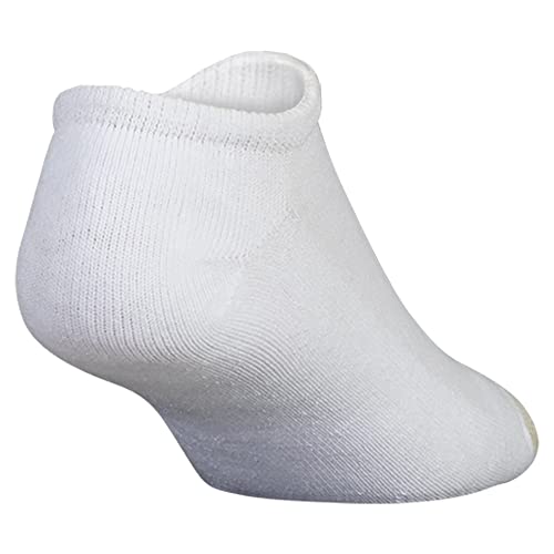 GOLDTOE Men's 656F Cotton No Show Athletic Socks, Multipairs, White (6-Pairs), Large4