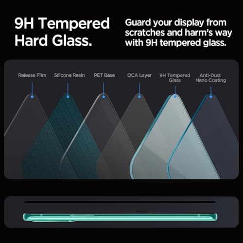 Image of Supershieldz NeoGuard HD+ Tempered Glass Screen Protector Guard for OnePlus 9 5G and 8T, 9H Hardness, Edge-to-Edge, Military Grade Protection, Easy Installation Kit