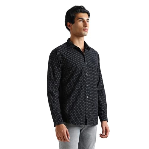 Image of Pepe Jeans Men's Casual Shirt | Trendy Printed Shirt for Men| Regular Fit | Full Sleeve | Available in Plus Size, Cotton