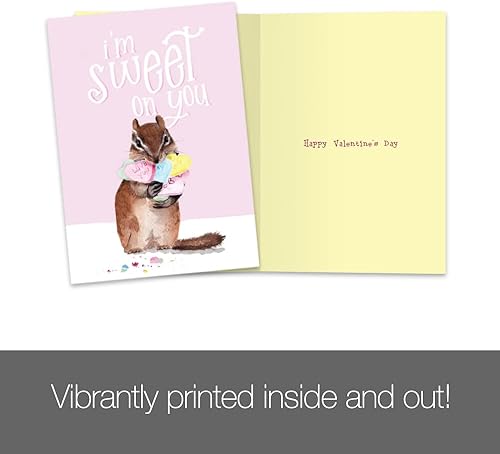 Miniatura 2 de Tree-Free Greetings Paquete de 2 tarjetas de felicitación del día de San Valentín, ecológicas, fabricadas en Estados Unidos, papel 100% reciclado, 5