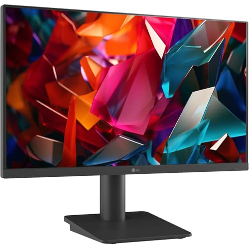Image of LG 24MS550 60.4 cm (23.8 Inch) FHD (1920x1080) IPS PC Monitor with 100Hz, 5ms (GtG), Flicker Safe & Reader Mode, 2xSpeakers, 2xHDMI, Tilt /Height Adjustable, 3-Side Virtually Borderless Design (Black)