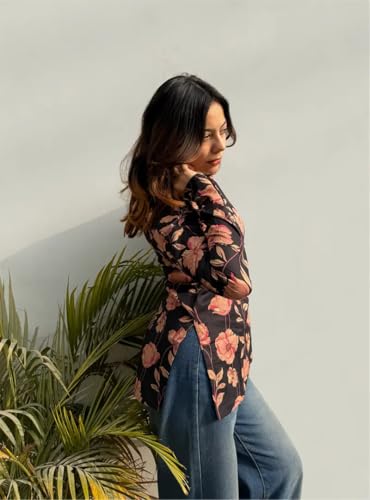 Image of ANNI Designer Cotton Short Kurti for Women | Stylish Kurti | Short Kurti Top | Casual Kurta for Women | Comfortable Cotton Kurtis for Womens