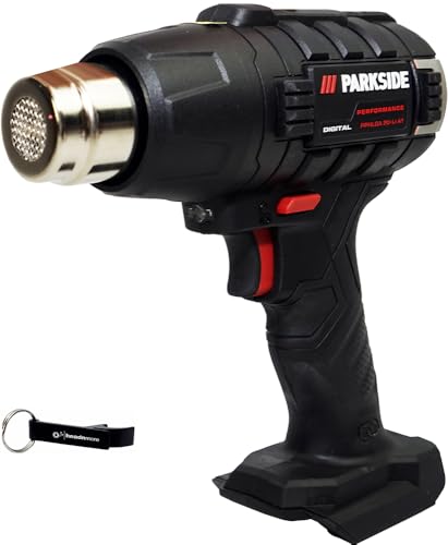 HEADNMORE Set – Parkside PERFORMANCE 20 V batteria aria calda PPHLGA 20 (senza batteria) + portachiavi