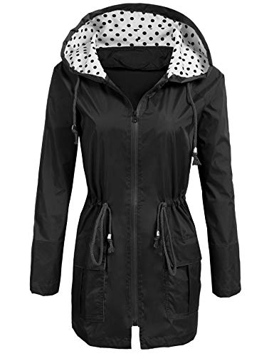 ladies rain slicker with hood