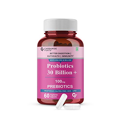 Carbamide Forte Probiotics Supplement 30 Billion for Women & Men – 60 Veg Capsules Carbamide Forte Probiotics Supplement 30 Billion for Women & Men – 60 Veg Capsules