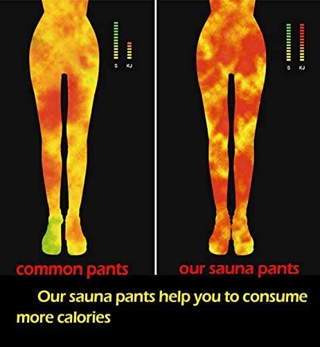 Pantaloni Sauna Dimagranti, Leggings Anticellulite Donna Fitness, Legging Termici Vita Alta per Sudare - Leggins Effetto Snellente Push Up Glutei - Ideale per Yoga, Corsa, Palestra Sport