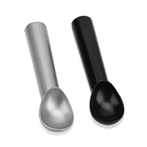 SUKRAGRAHA Anti Frost Never Bend Aluminium Ice Cream Scoop (Silver)