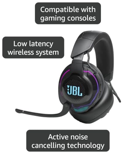 JBL Quantum 810 Wireless - Wireless over-ear performance gaming headset with Active Noise Cancelling and Bluetooth, up to 43 hours of battery life, Hi-Res 50mm drivers (Black) - image 3