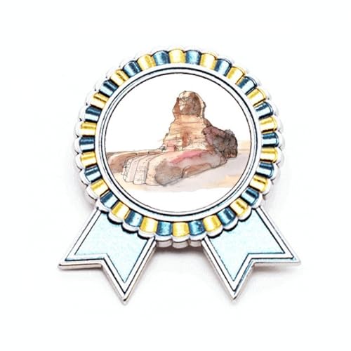 Broche sphinx de Gizeh en Égypte taille M métal idée cadeau