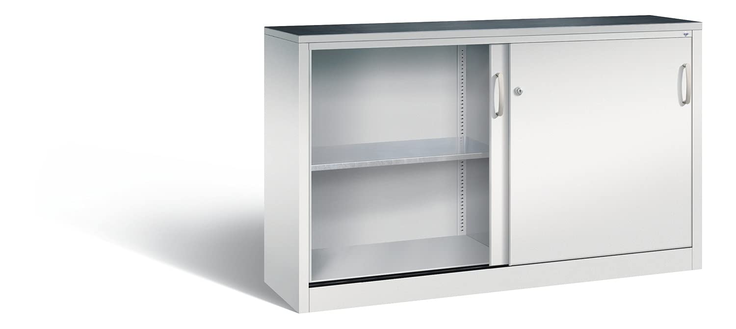 Herramientas de armario auxiliar con puertas correderas, Interior 2 x 1 suelo, H1000 X b1600 X t400 mm