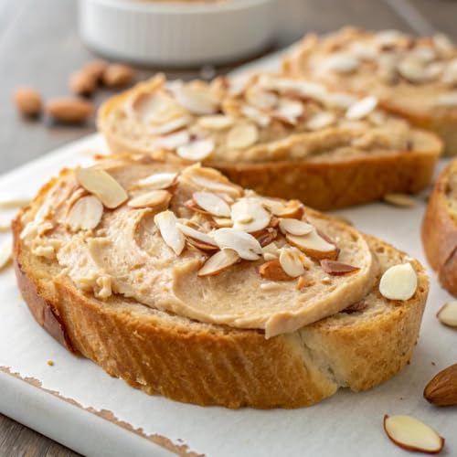 MaraNatha Natural Crunchy Almond Butter, No Stir, No Sugar or Salt Added , 12 Ounce Jar