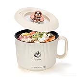 Drizzle Drizzle Electric Hot Pot Cooker 1.7L - Portable Smart Food Maker Non-Stick Skillet Stir Fry Cooker Ramen Noodles Steak Egg Oatmeal...