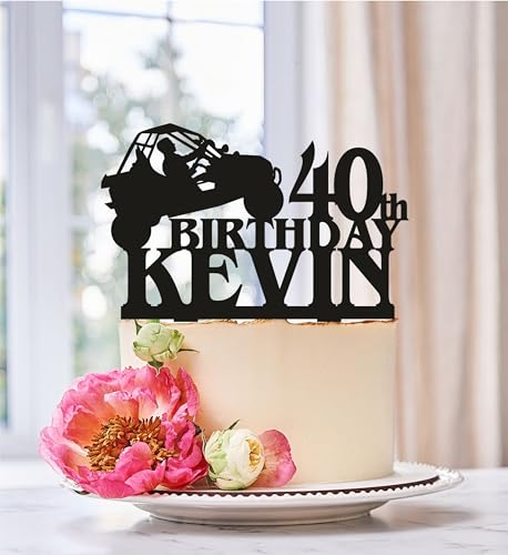 Dune Buggy Cake Topper, ATV Birthday Decoration, Off-Road Four Wheeler