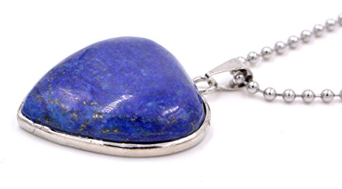 Lapislazzuli collana con ciondolo a forma di cuore...