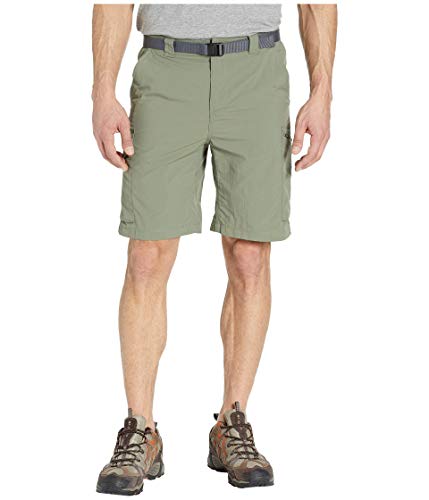 Image of Columbia Men's Regular Fit Shorts (AM4723 Cypress Heather Camo Print 40)