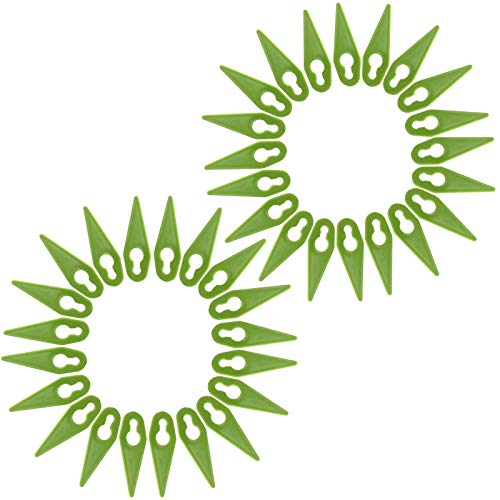 Nanlaohu 40 x Plastic Cutter Blades for GTECH ST05 ST20 GT3.0 GT4.0 Grass Trimmer