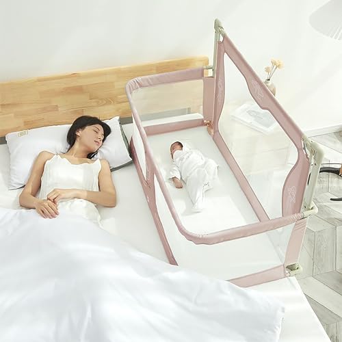 ● Comode e versatili: le culle da comodino sono la soluzione perfetta per i genitori che vogliono tenere il proprio bambino vicino mentre dormono. Questa culla multifunzionale può essere utilizzata come culla da comodino, può far dormire il bambino con il letto dei genitori. Il design sollevabile accanto al letto può anche rendere più comodo per i genitori prendere il bambino dal lettino durante i periodi normali.