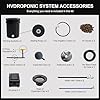 Hydroponics Growing System Kit with Top Drip 5 Gallon 2-Bucket Recirculating DWC Hydroponic System Kit Not Easy to Leak for Growing Plants Indoors and Outdoors (2-Bucket+Top Drip) #3