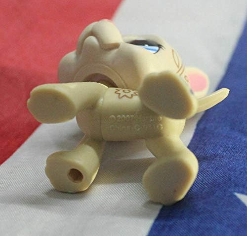 Vista 3 de Littlest Pet Shop LPS Crema Flores Great DANE perro ojos azules juguete para niños