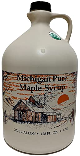 Green River Maple Camp 100% Pure Organic Michigan Maple Syrup - Gallon #TOP30