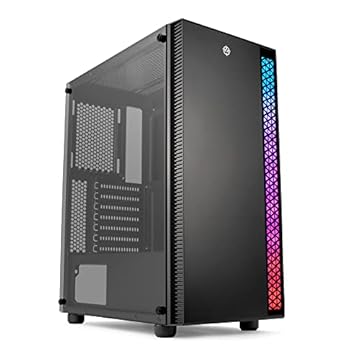 Gabinete Gamer TGT Skylancer Lateral De Vidro Preto, TGT-SKL-BL01