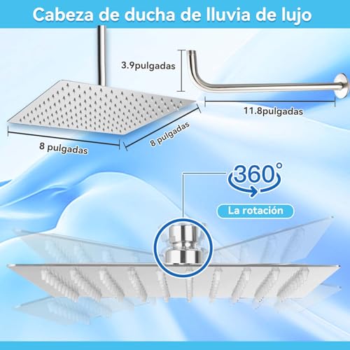 Regaderas de baño tipo lluvia 8 Imagen adicional