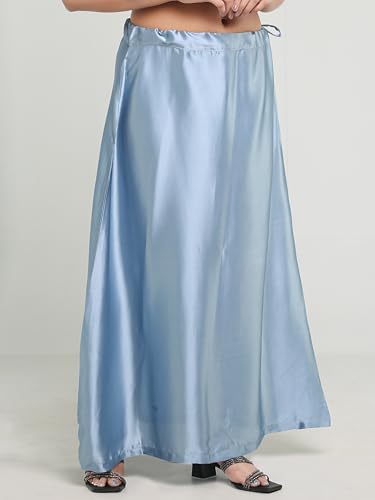 Image of Madhu Fashion Women's Satin Saree Petticoat Saree Underskirt