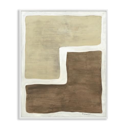 Boho Geometric Shapes Abstract, 11 x 14 Inch Framed Giclée Print