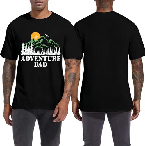PNORATM Adventure Dad Baby Matching Shirt Family Camping Hiking Tees — view 3