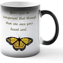 كوب سحري سيراميكي شفاف للغاية من CafePress Your Eyes، كوب قهوة وشاي، 11 أونصة