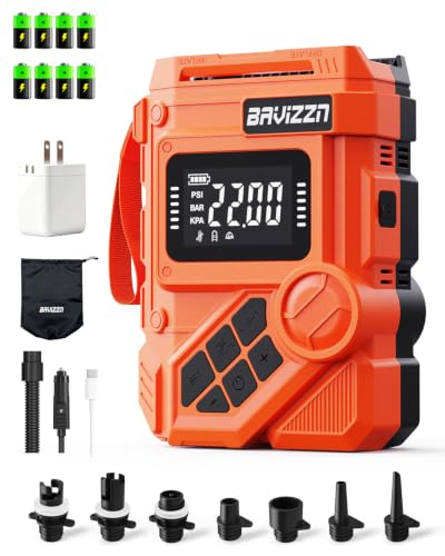 BAVIZZN 22PSI Rechargeable SUP Pump