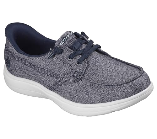 Skechers Women's Hands Free Slip-ins On-The-Go Flex Radiant - Oceana, Navy/White, 7.5 by Skechers - Used condition - Image 3