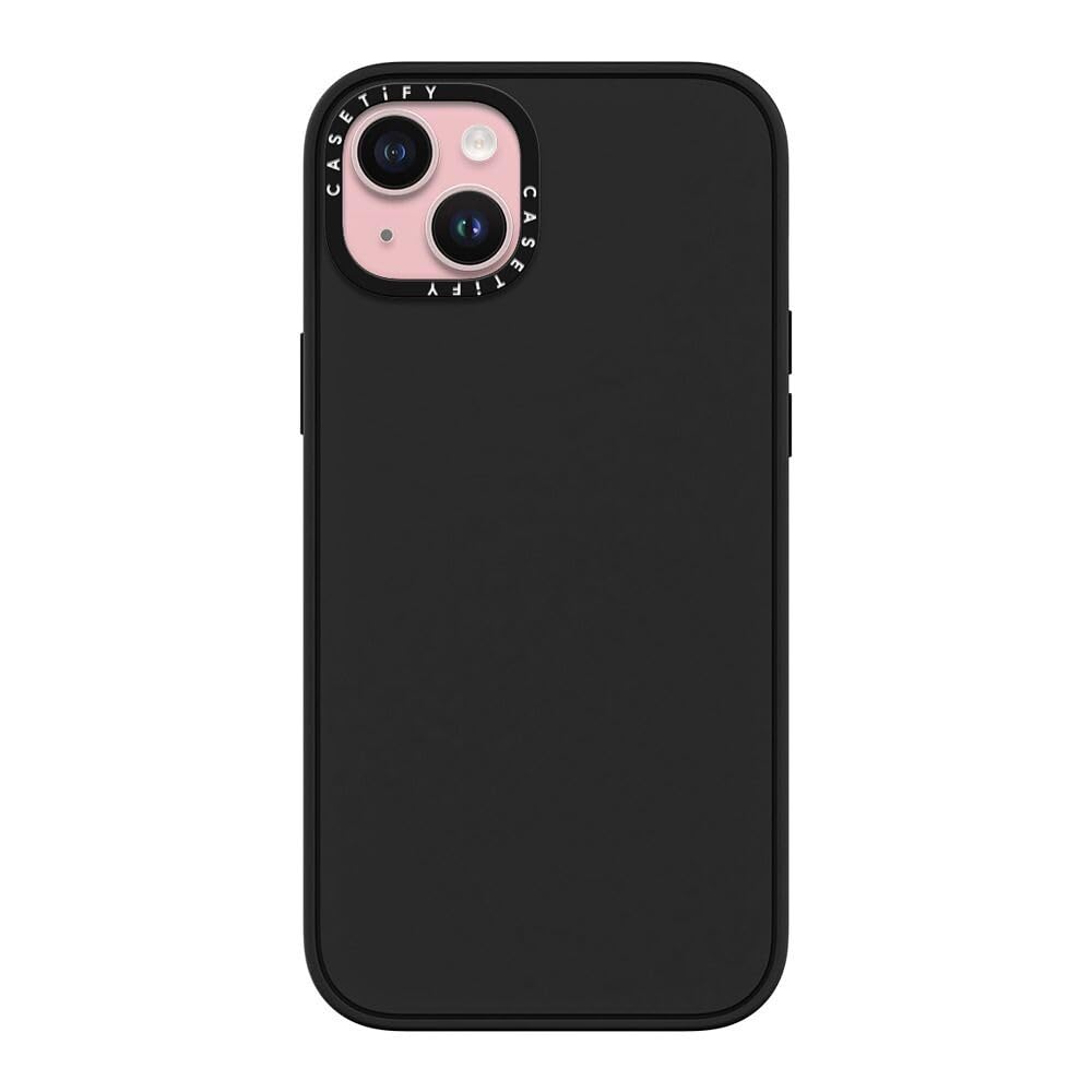 CASETiFY インパクト iPhone 15 Plus ケース [MagSafe対応/薄型 軽量/耐衝撃] - マットブラック