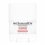 Schmidt\'s - Tamaño de viaje sensible piel desodorante palo geranio flor - 0.7 oz.