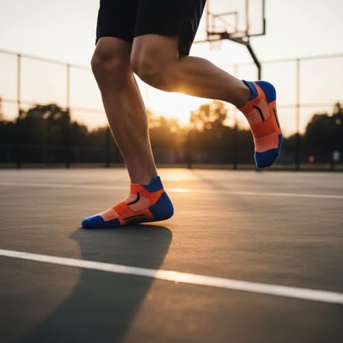 Image of Sockscarving Feel The Comfort Ankle Socks For Men Cotton, Gym Socks For Men WorkOut Breathable Low Cut Sports Socks With Heel Tab, Moisture Wicking, Pull On & Stretchable Free Size