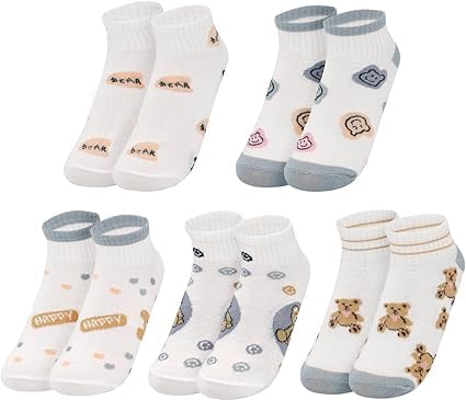 5 Pairs Women’s Cotton No...