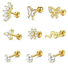 E-studs-9pcs-gold