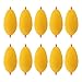 OriGlam 10pcs Fishing Bobbers Floats, EVA Foam Fishing Bobbers, Yellow Buoys for Crappie Bass Panfish Trout for Santee Rig Catfish Freshwater Saltwater