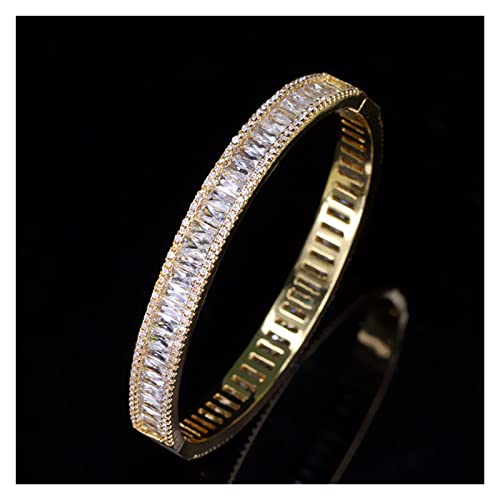 Bracelet Dubaï doré pour mariage et soirées de gala chics pour femme