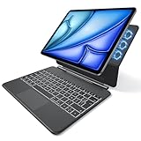 Design Magnétique Stable et Support Ajustable：Suspension magnétique robuste se fixe parfaitement à l’iPad. Le support ajustable offre des angles de visualisation optimaux pour taper, passer des appels vidéo et regarder des médias, allie protection et fonctionnalité quotidienne