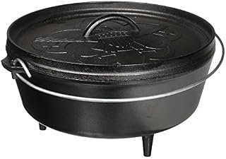 Lodge L12CO3BS Boy Scouts of America Cast Iron Camp Dutch Oven, Pre-Seasoned, 6-Quart