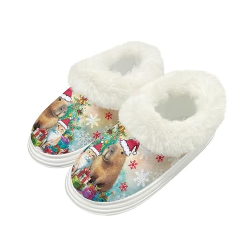 Slippers for Women Indoor Outdoor Fuzzy Polar Fleece Shoes 5.5-11