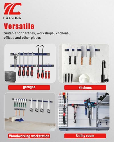 3PC-Magnetic-Tool-Holder-Set-18511878-Magnet-Strips-Multi-Size-Workshop-Garage-Kitchen-Organizer-Heavy-Duty-Magnet-Strips-Mounting-Hardware