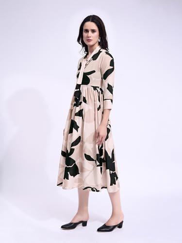 Image of PURVAJA Women's Maxi Cotton Blend Dress