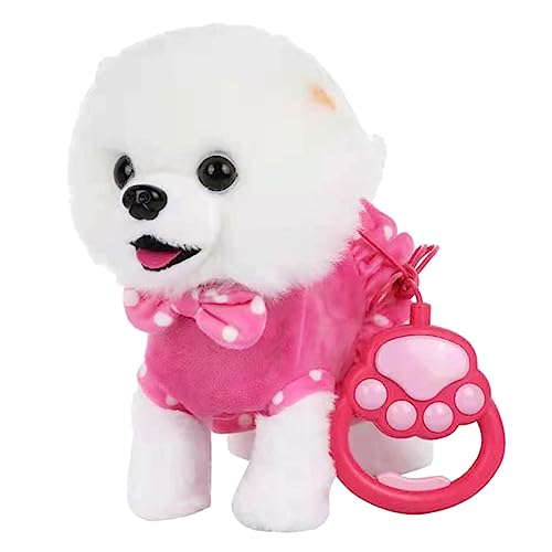 DIKACA Elektrischer Welpe Rosa Interaktives Plüschtier