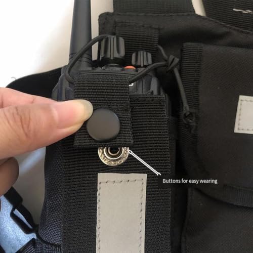 Chaleco para correr reflectante con bolso de pecho impermeable para running 7